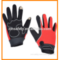 Synthetic Leather Touch Screen Cycling Gloves